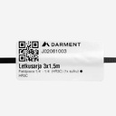 Charing hose set 3x1,5m (HR3C)   1/4" - 1/4" (1x ball valve)