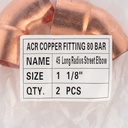 Street elbow 45°  1 1/8" M/F FR5040