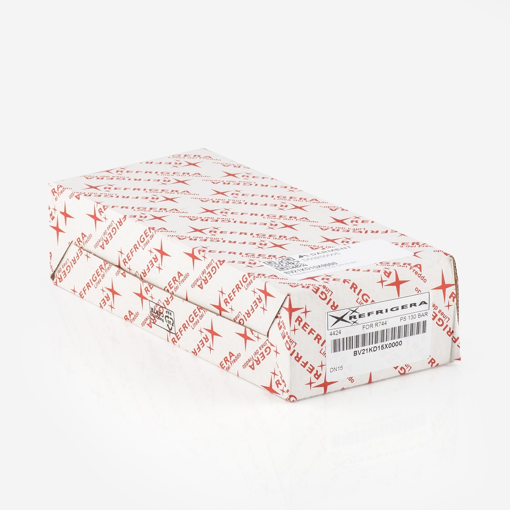 BV21KD15X0000 ball valve 2-way for R744 K-type DN15 with OD stainless steel connections