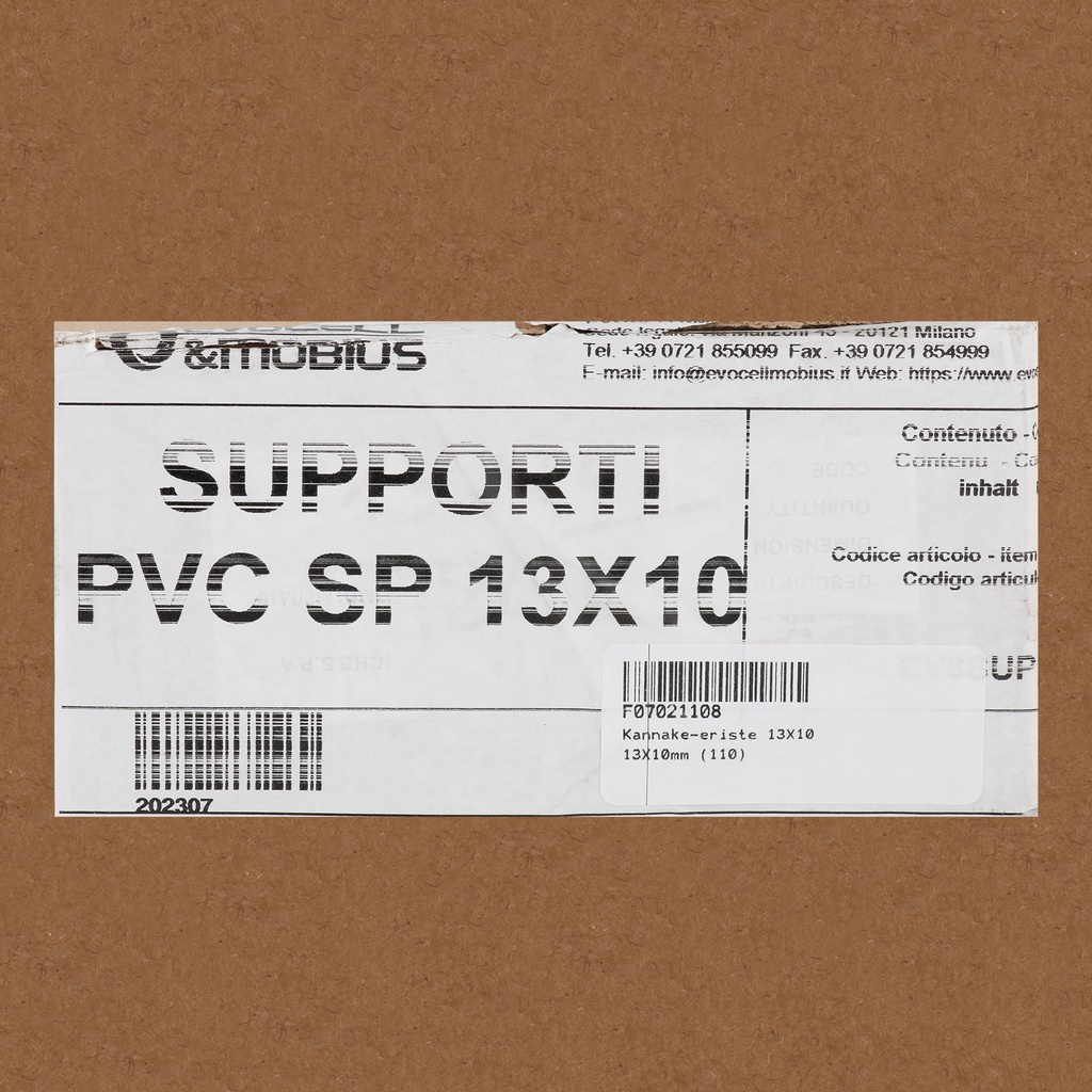 Insulated pipe support 13x10 13x10mm