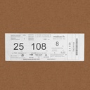 Insulation tube 25mm x 108mm (2m (box: 8m/4kpl)