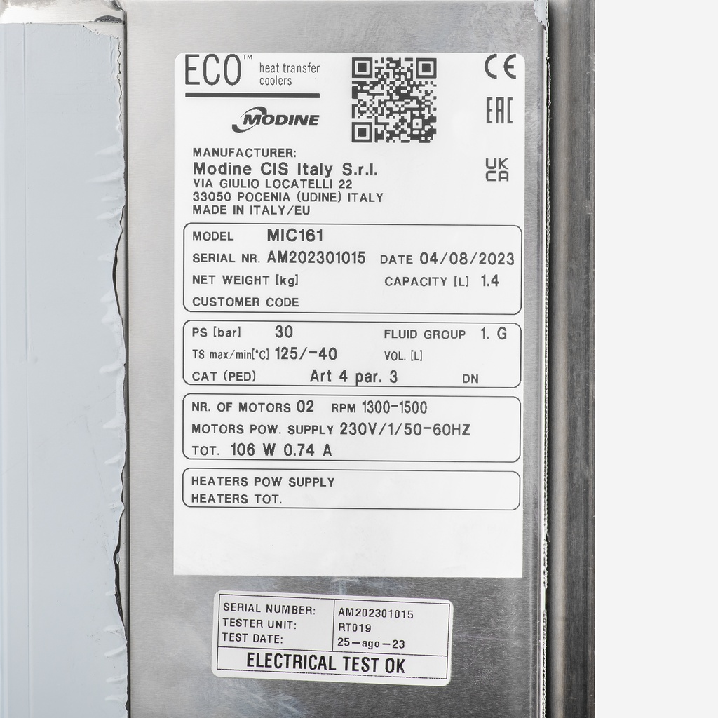 Evaporator Modine MIC161 1,49kW