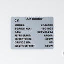 Evaporator Coolent LFJ400X 0,50kW -8°C/dt8 R404A 6mm electric defrost