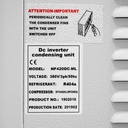 Condensing unit Coolent NF420DC-ML INV -30C 0,85-4,25kW R404A 400V