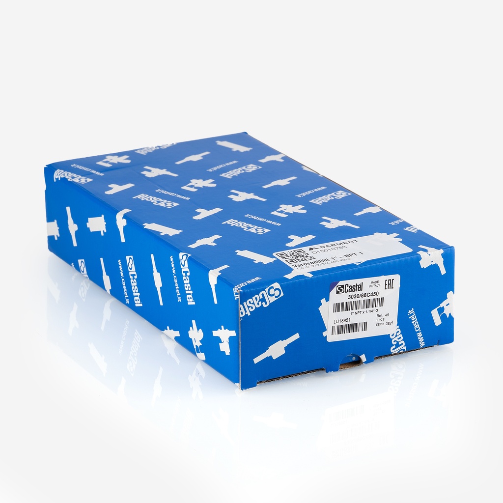 Varoventtiili 1"-NPT 1 1/4"-G 3030/88C450 45bar 