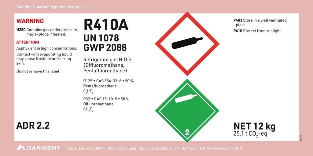 Refrigerant R410A