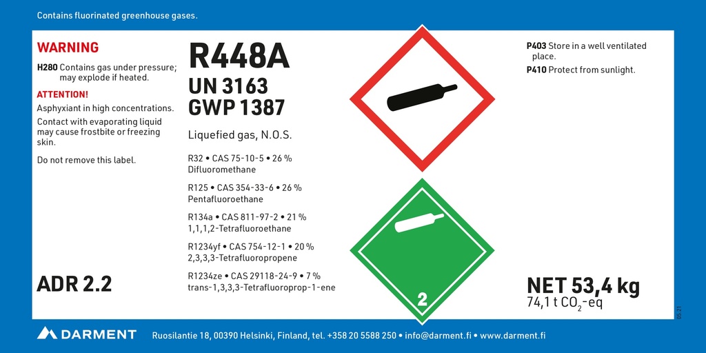 Refrigerant R448A