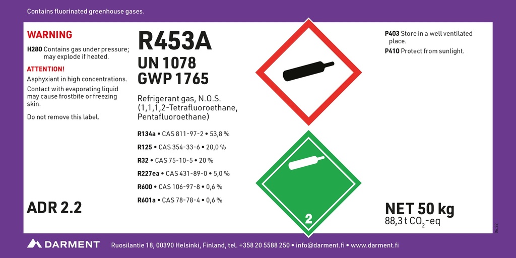 Refrigerant R453A