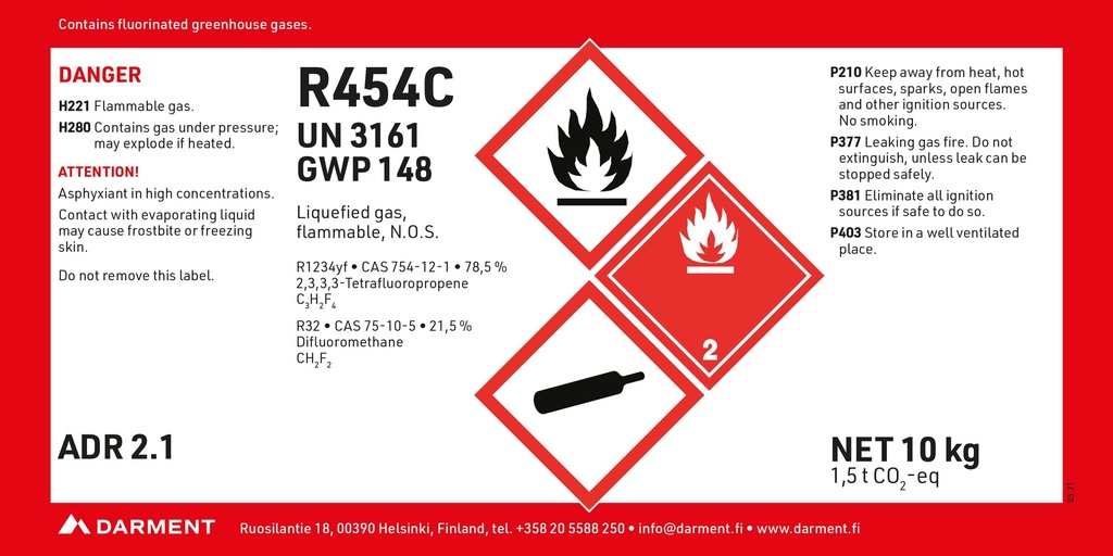 Refrigerant R454C