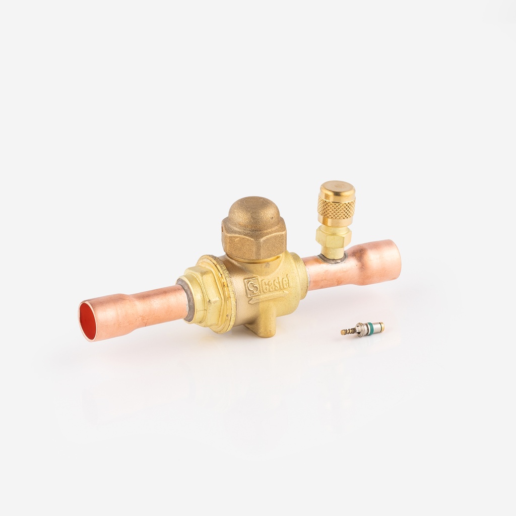 Ball valve ODS 1/2" Polyhedra    6570N/4A + 1/4" access valve