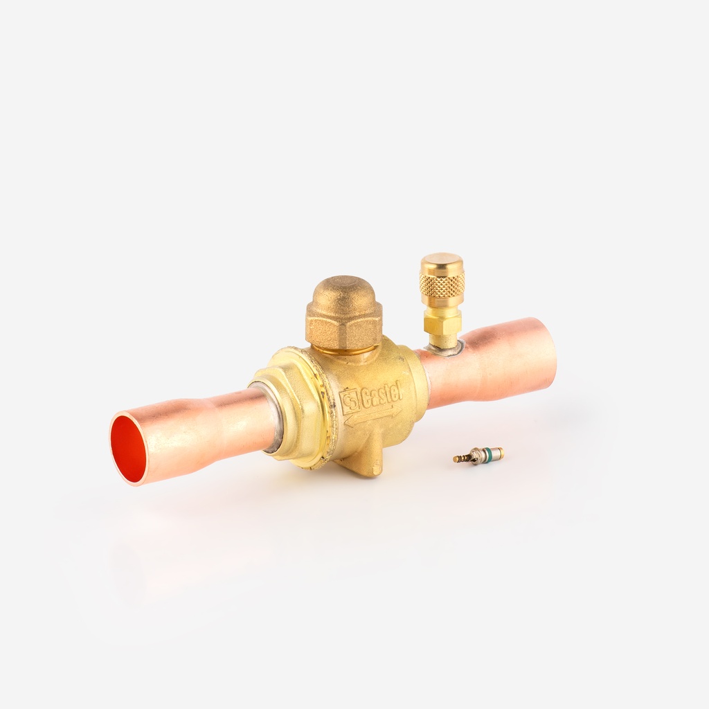 Ball valve ODS 3/4" Polyhedra    6570N/6A + 1/4" access valve
