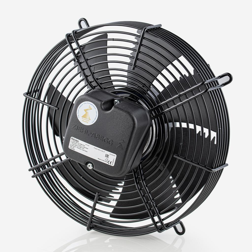 Fan Motor 250mm 230V 4P blowing  FN025-4EW.W8.A7