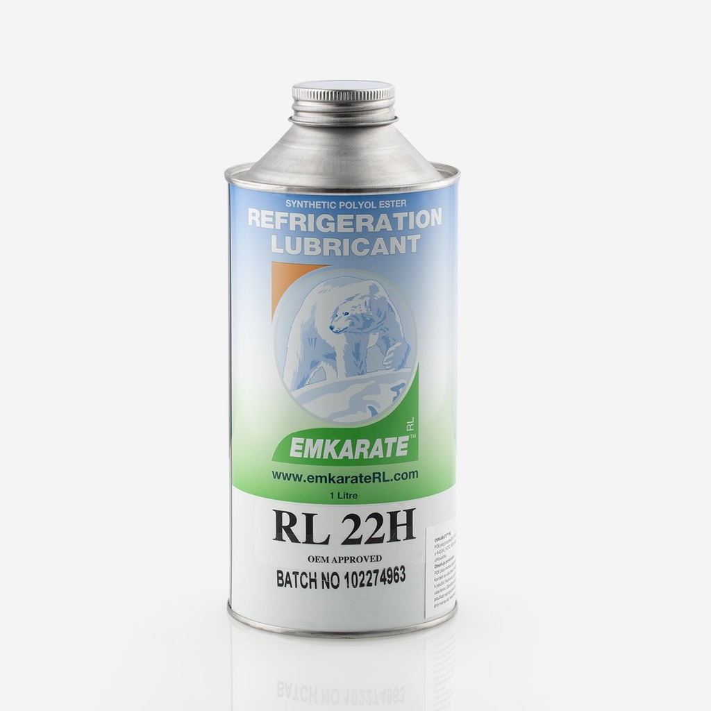 Oil Emkarate RL22H 1L R437A (10kg) 1/4" valve