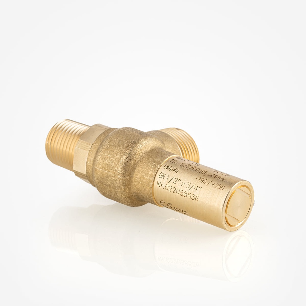 Varoventtiili 1/2"-NPT 3/4"-G D10/CS 41bar