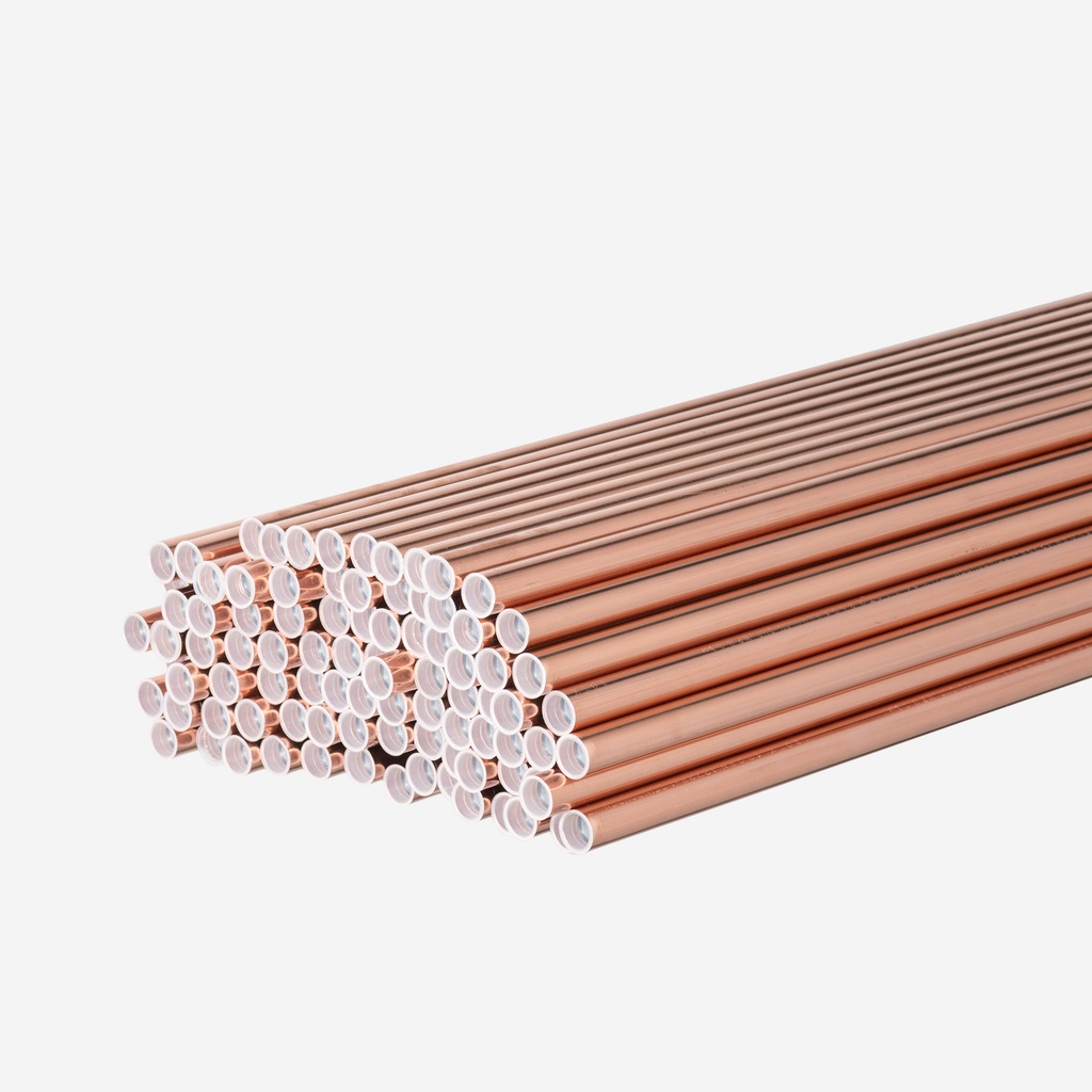 Copper Tube, 7/8"(22,22) x 1,50mm x 4m, Green 80 bars, MWP 81bar