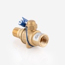 Ball shut off valve 3064E/44 1/2" NPT-M/F Co2 150bar