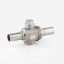 BV21WD25X0000 ball valve 2-way for R744 W-type DN25 with OD stainless steel connections