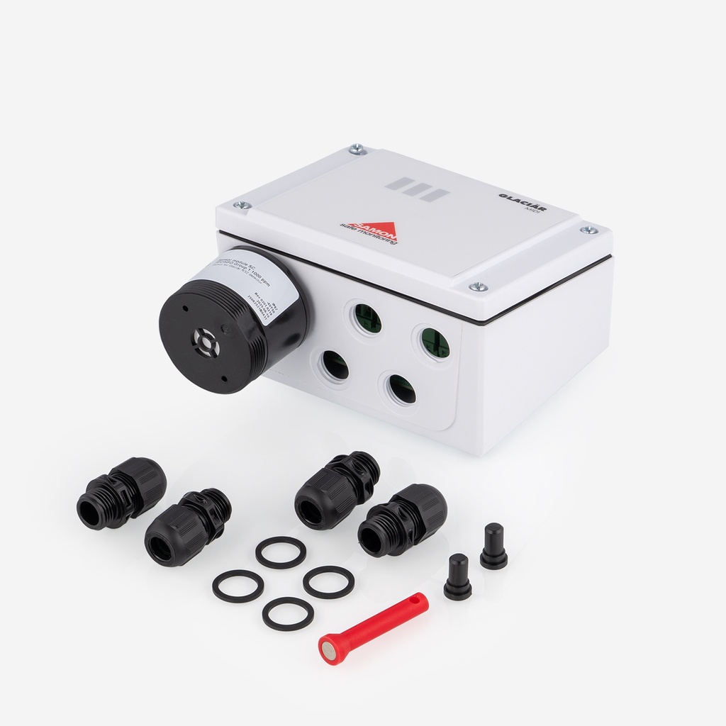 Gas detector Glaciär Midi SC HFC/HFO group 1 1000ppm 15.. 24VDC; 24VAC/DC, max. 4 W , 170mA @24VDC 31-220-12