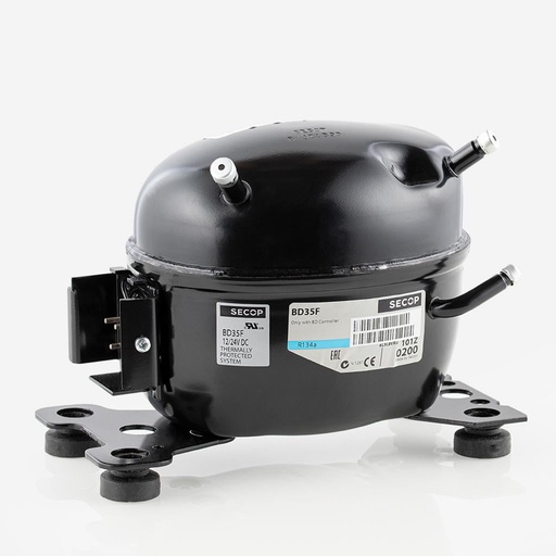[A01011066] Compressor BD35F 2,00cm³ R134A 12-24Vdc (ilman modulia) 