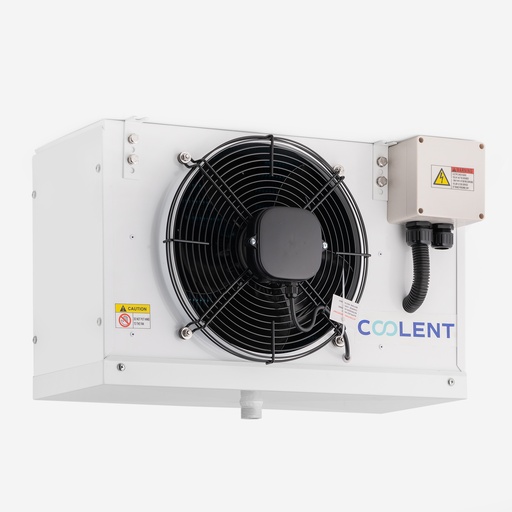 [C02021001] Evaporator Coolent LFJ1000 1,00kW -25°C/dt7 R404A F/F/F 6mm electric defrost