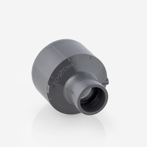 [C02491000] Tippa-altaan liitoskappale PVC 63X32 M-M