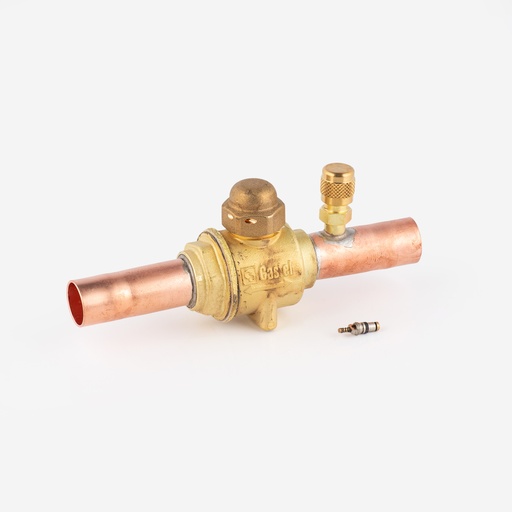 [D03031075] Ball valve ODS 5/8"    6570/5A + 1/4" access valve