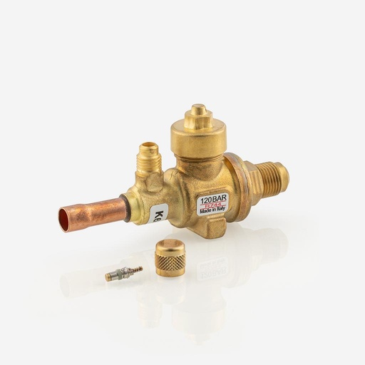 [D03251099] Ball valve ODS FE 10mm 120bar    REF1.1.S.A.010.1.120 +schrader  