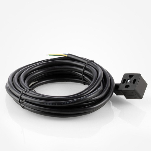 [D10421040] Magneettiventtiilin liitinrasia 9900/X54 + 5m kaapeli