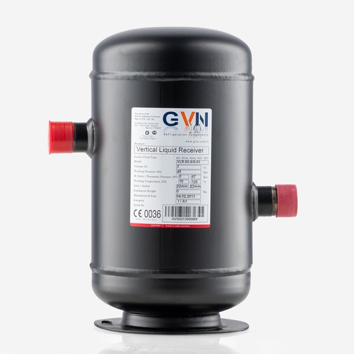 [D14011013] Varaaja pysty VLR-5A-S/S-03 45bar 3L