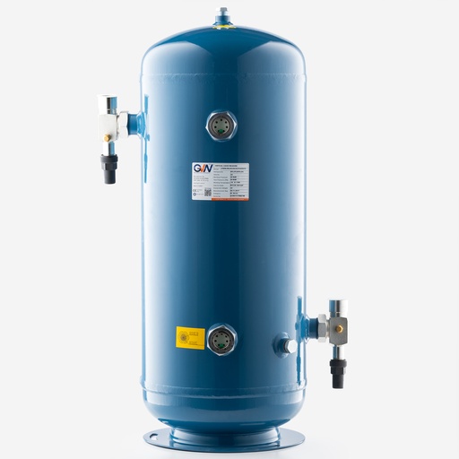 [D14011065] Varaaja pysty 60L 2xnäkölasilla rotalock lähtö: 1 3/4" 45bar