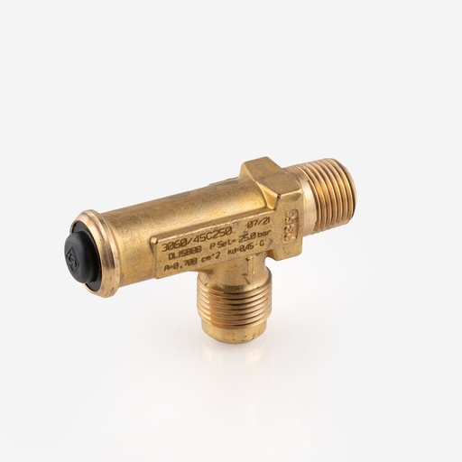 [D15011007] Safety valve 1/2" NPT 5/8" SAE   3060/45C25 25bar