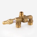 Dual shut off valve 1/2"-NPT REF2.1.012.012.012