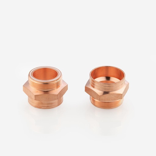 [D16441035] Rotalock adapteri 2 1/4"-54mm F juotettava lähtö rotalockiksi