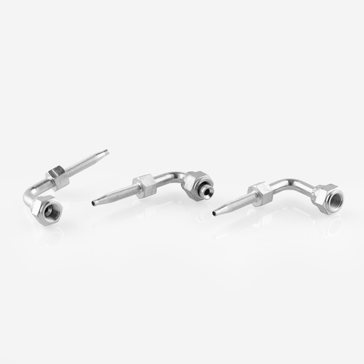 [F12011033] Suorayhde RFA004 laippamutterilla 1/4" 90°