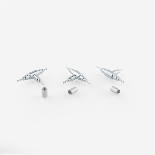 [F12011050] Laippaosat T-yhde ei laippamutte RFS012 1/4" DN2 (25)