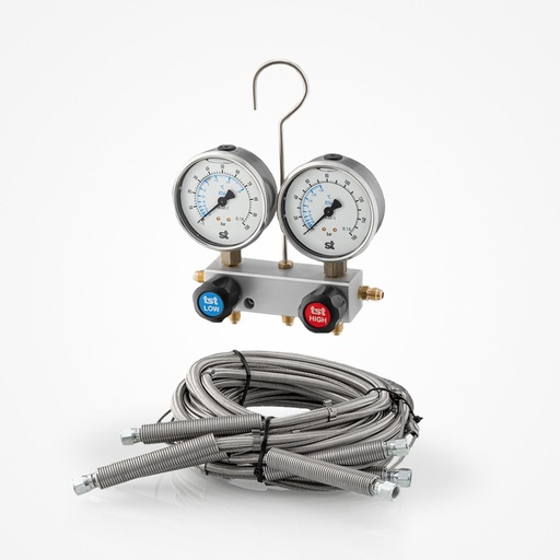 [J02021034] 2-tie mittarisarja Co2 3×3m 1/4" SAE,100/160bar R744