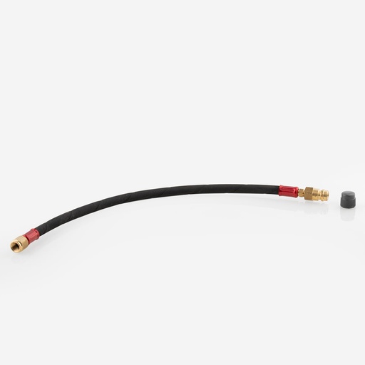 [J02031046] Huoltoletku 1/4"SAE - pikaliitin 450mm (HP) R134a