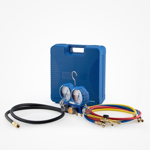 [J02051001] Mittarisarja 4-tie + letkut Value (3x1/4, 1x3/8)1,5m VMG-4-R410