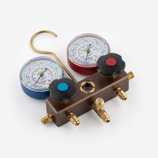 [J02031071] Manifold Refco 2-way R407C, R134A, R404A