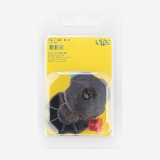 [J02431020] Refco mittarisarjan nupit 2kpl   (sininen ja punainen)