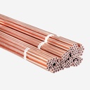 Copper Tube, 1/2"(12,70) x 1,25mm x4m, Green 120 bars, MWP 125bar