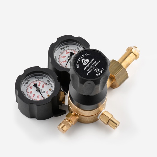 [J02020001] Regulaattori typpi (N2) 60Bar (1/4 SAE" - DIN 477 #10)