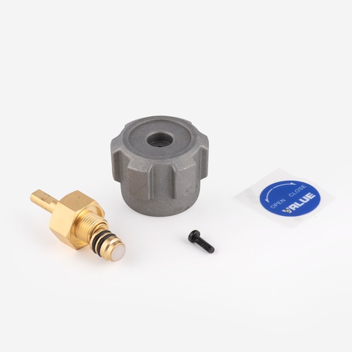 [J02050001] Value manifold VMG pressure gauge valve + knob (blue)