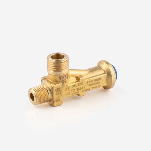 [D15010572] Safety Valve polyhedra 3061/3C310 3/8"NPT x G1/2" Pset=31,0bar