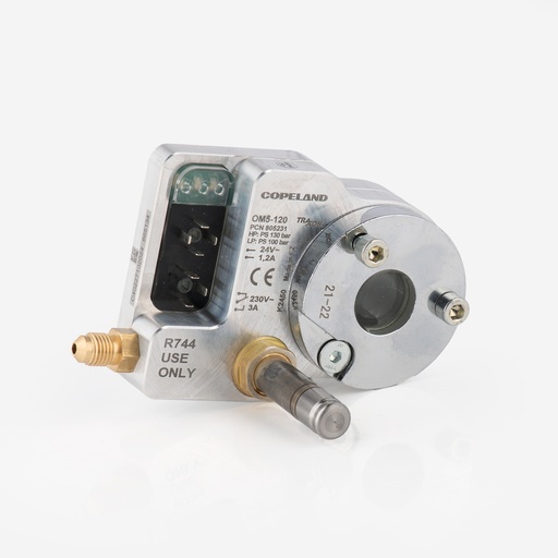 [D07070017] Electronic oil level regulator OM5-120 130bar, R744, 24VAC, relay 230V (805231), Emerson